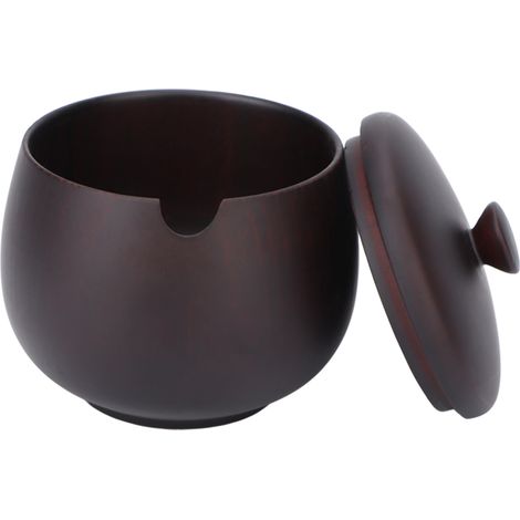 Gewürzglas aus Holz mit saurem Jujube-Motiv, japanisch, sicher, staubdicht, klassisches Klappdeckel-Gewürzglas für die Küche, Schwarz (1/5)