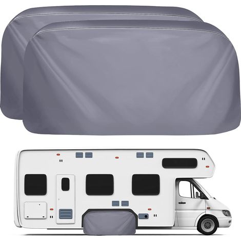 Protège-pneu double essieu pour caravane, roues 30-32 pouces, housse imperméable anti-UV camping-car, couvre-roues jumelés camion. (1/5)