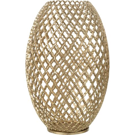 Vase Déco en Métal "Night" 49cm Doré (1/3)