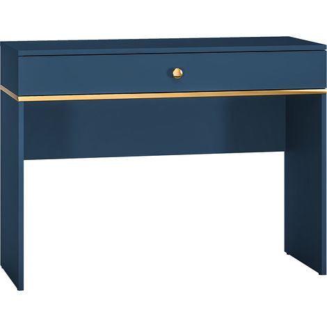 Consolle 1 cassetto Thalia blu 79cm (1/5)