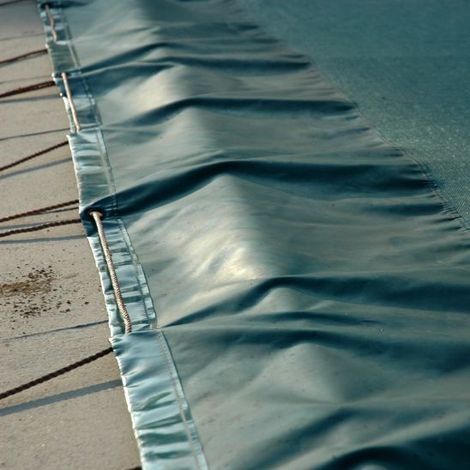 Telo occhiellato per piscina 1600x700 cm con corda elastica (1/3)