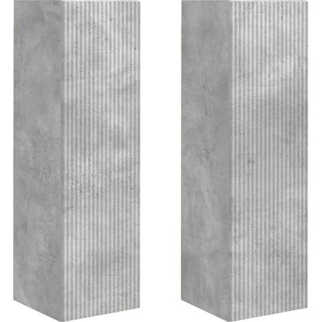 Mueble TV de pared moderno minimalista acabado hormigón 30 x 31 x 100 cm de madera contrachapada gris 020054992 (1/5)