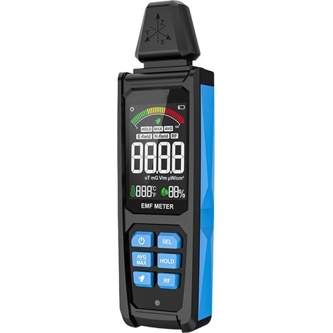Für EMF-Messgerät Elektromagnetische Felder Frequenz Strahlungsmessgerät Wiederaufladbar
