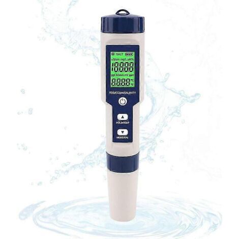 Kit d'analyse d'eau potable 5 en 1 - Kit de test de dureté professionnel