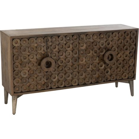 Buffet 4 Portes en Bois "Anderson" 152cm Marron (1/5)