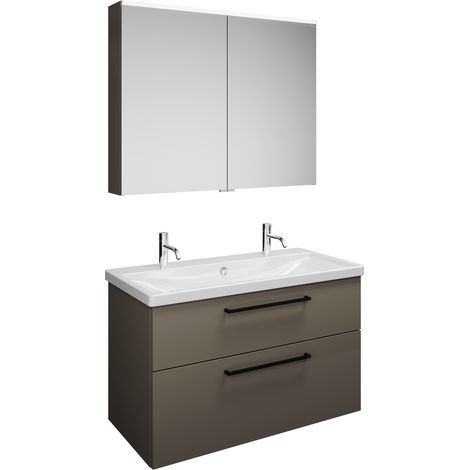 Burg Eqio SET Gris brillant/Blanc alpin GR0234D