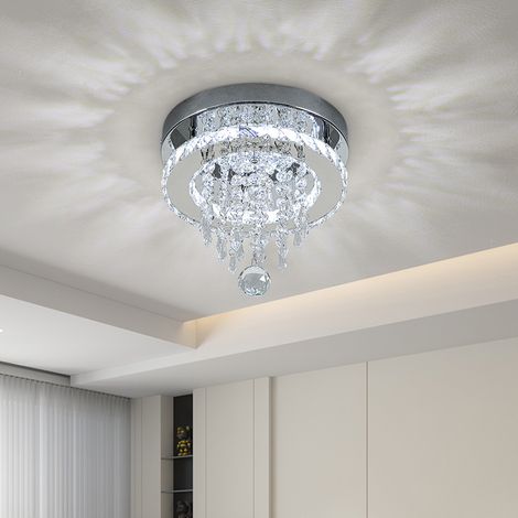 18W Modern Crystal Ceiling Light with Droplets (1/5)