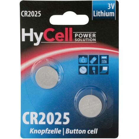 HyCell Knopfzelle CR 2025 3 V 2 St. 140 mAh Lithium CR 2025 (1/4)