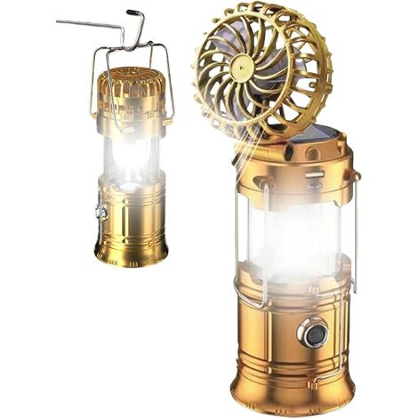 de Camping Solaire avec Lampe Intgre Lampe LED et (1/5)