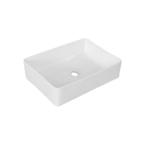 Lavabo da appoggio zeta rettangolare - 50x38 cm