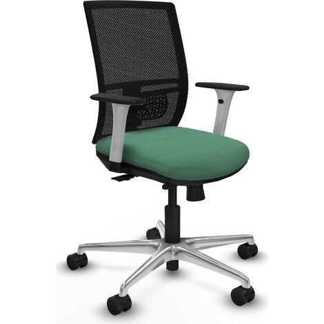 Chaise de bureau piqueras y crespo Yunquera blanc appui lombaire (1/2)