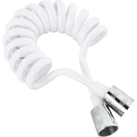 Robinet Évier robinets de cuisine, de lavabos  tube de ressort de compression rétractable eau chaude et froide flexible de douche tube de conduite téléphonique tube de douche long tubeRobinet Évier ro (1/2)