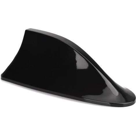 Antenne universelle requin pour voiture, amplificateur AM FM, toit, 17 cm, ABS noir, 1 pièce (1/4)