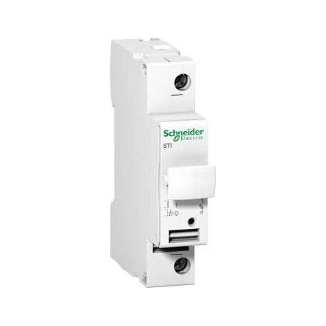 Zylinderförmiger Sicherungshalter UTE 10x38 T0 1P 32A SCHNEIDER A9N15636