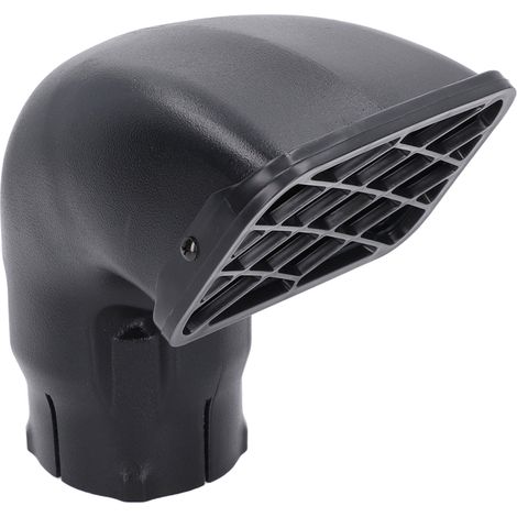 Cabezal de snorkel de plástico LLDPE para automóvil, colector de polvo, accesorio de repuesto universal para toma de aire de 3 pulgadas (1/5)