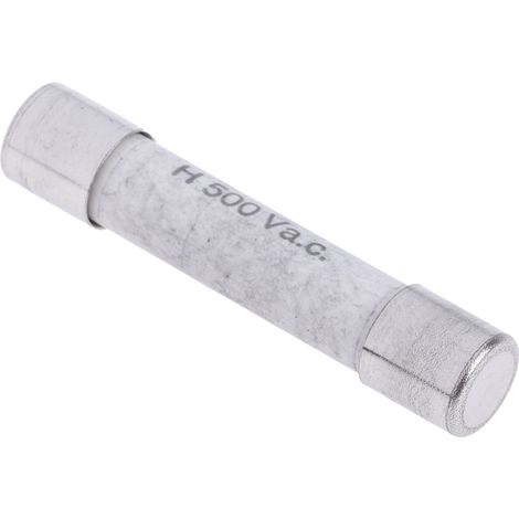 Cartouche fusible RS PRO, 3A, 6.3 x 32mm, Type F, 500V c.a.