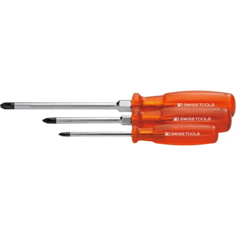 PB Swiss Tools Schraubendreher-Satz, für Phillips, mit "Multicraft"-Kraftheft, 3-teilig (1/2)