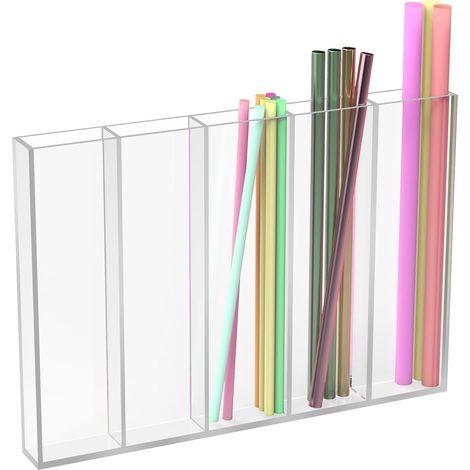 Contenitore per paglia completamente chiuso, adatto per ante di armadi o piani di lavoro, con adesivo super resistente per l'installazione. (1/4)
