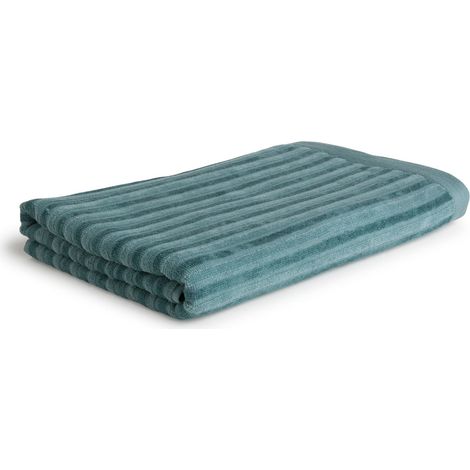 Serviette de Douche en Velours 80% coton/20% Viscose en Cellulose de Bambou, Malachite 67 x 140 cm (1/5)