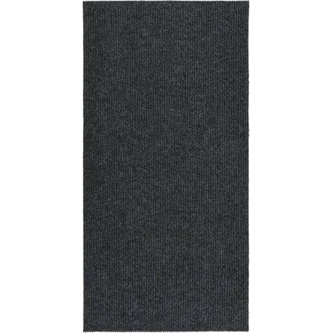 Tapis de salon Style Moderne - 100x200 cm Tapis de sol Anthracite BV963313 - BonneVie (1/5)