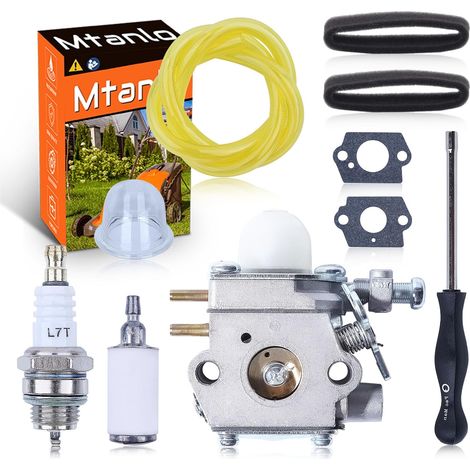 753-06190 Carburateur avec outil de réglage du carburateur pour Troy Bilt TB22 TB21EC TB22EC TB32EC TB42EC TB80EC TB2040XP, débroussailleuse pour Murray M2500 M2510 (1/5)