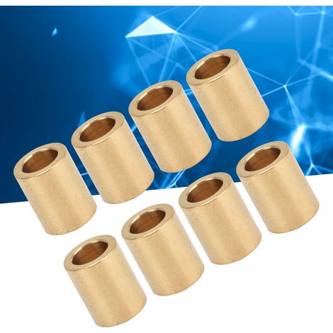8 pièces Douille en Laiton Auto-lubrifiée 8mm Alésage X 12mm OD X 15mm Longueur pour Guidage à Glissement (1/5)