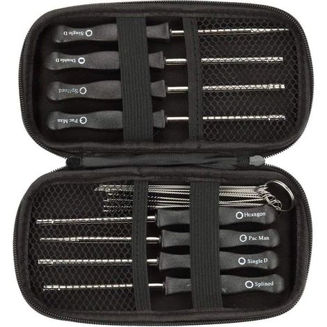 Kit de réglage de carburateur en 8 pièces (tournevis) + kit de nettoyage de carburateur + étui de transport pour petits moteurs 2 temps courants (1/5)