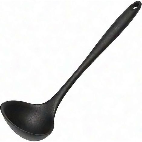 Louche à Soupe en Silicone Antiadhésif - Cuillère de Service Résistante à la Chaleur, Poignée Ergonomique pour Cuisiner (1/5)