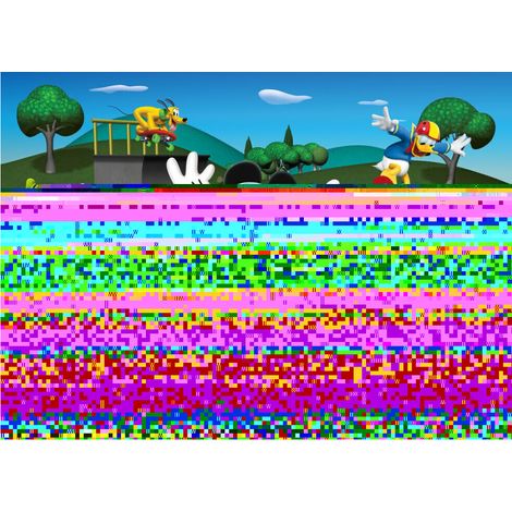 Poster XXL intisse Skatepark Mickey Mouse Disney 155X115 CM (1/5)