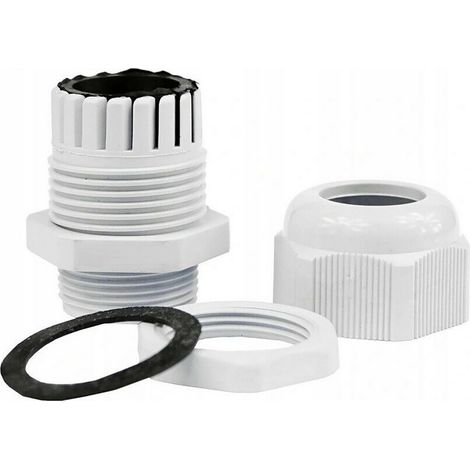 10 Stück Kabelverschraubungen einstellbare 11-18mm Kabeldurchführungen M25x1,5 IP68 wasserdicht Grau
