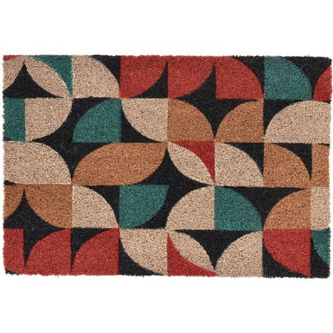 Zerbino in fibra di cocco "Zoelie Multicolor" 40x60 cm