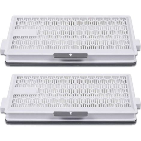Filtre Aspirateur Air Clean Plus 50 Pour Miele Complete C3 Powerline S8340 Filtre D'Aspirateur, Air Clean Sf-Ha 50 Pour Complete C2 C3 Compact C1 C2, Lot De 2 (1/4)