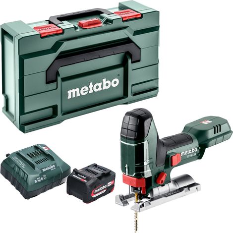 Metabo ST 18 L 90 sierra de calar sin cable 18 V 90 mm + 1x batería 4.0 Ah + cargador + metabox (1/5)
