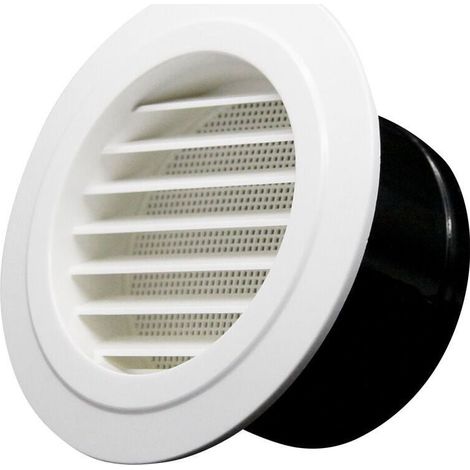 75mm diameter ventilation grille – Protective grille – ABS plastic – Indoor/outdoor vent for confined spaces (1/5)