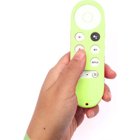 Housse de Protection en Silicone Fluorescente pour Télécommande Chromecast avec Google TV (1/5)
