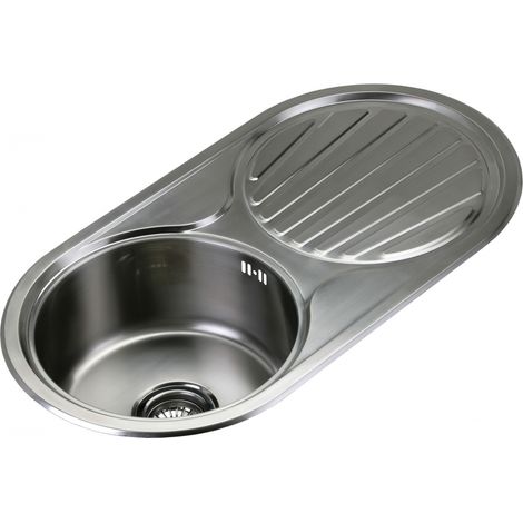 Fregadero Cata RD-1 Inox, 85cm, x 45cm
