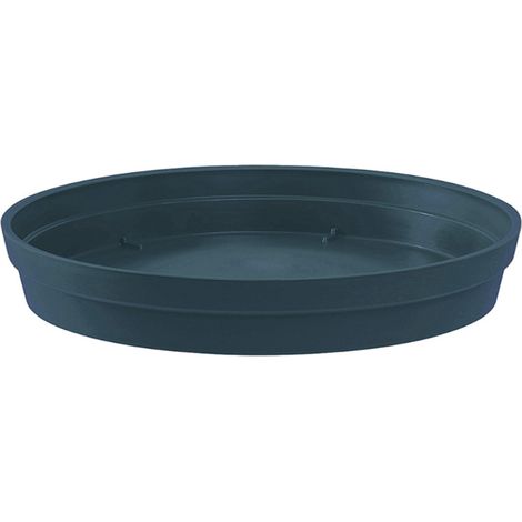 Soucoupe Ø15 cm pour pot de fleur Toscane Ø20 cm - Bleu Jean - EDA