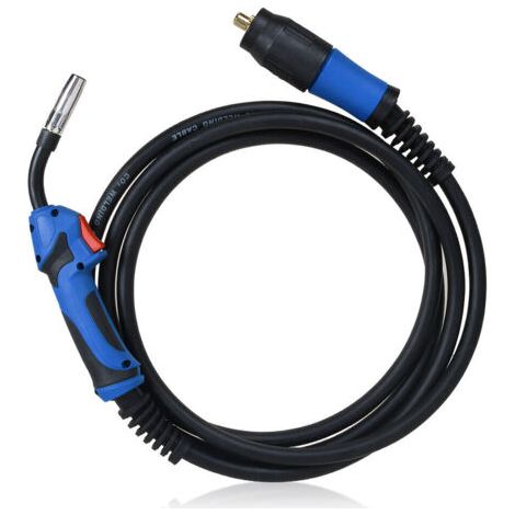 Kit de tuyau de gaz de protection MIG MAG central MB15 3-5M pour torche de soudage (kit de tuyau de gaz de protection MIG MAG MB-15AK 3-5m avec connexion centrale Euro). (1/5)