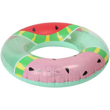Bouée gonflable pour adultes, été, piscine, forme ronde (1/5)