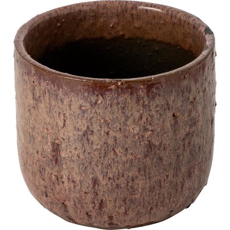 Cache-Pot en Céramique "Rosalia" 18cm Rose (1/2)