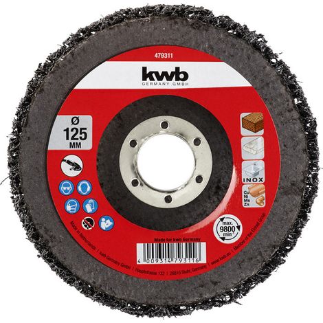 Reinigungsscheibe kwb Nylon 125 mm 13 mm für Winkelschleifer (1/2)