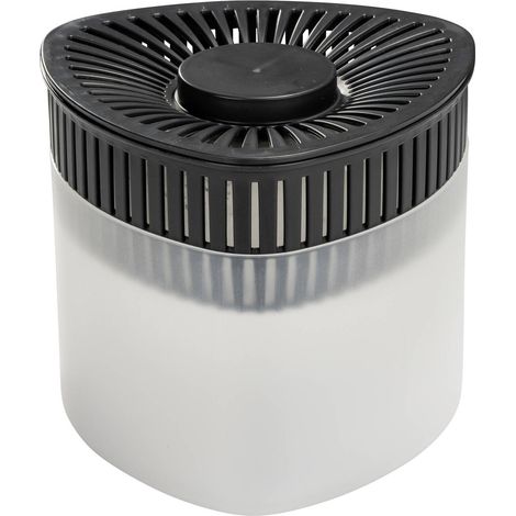 Désumidificateur WENKO Prisma 2x500g gris jusqu'à 40 m³ absorbeur d'humidité design chimique anti humidité avec 2 blocs de 500g vanille pour réduire l'humidité et prévenir la condensation (1/5)