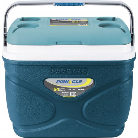 Nevera port谩til para coche PINNACLE Prudence Green de 20 litros para compartimentos congeladores.