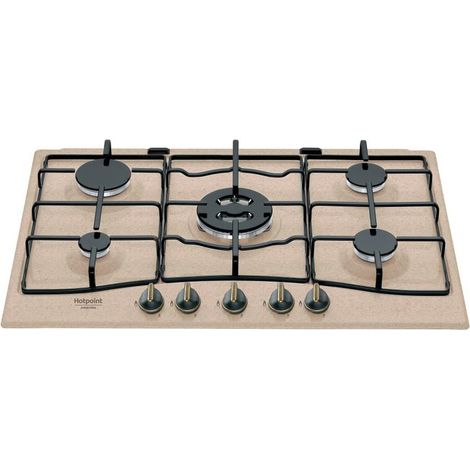 Hotpoint PCN750T(AV)R/HA Table de cuisson à gaz encastrable 75 cm 5 brûleurs