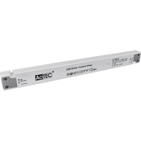Alimentatore Ultra Slim Sottile 100W 12V Trasformatore CV Per Striscia Led Profili Alluminio