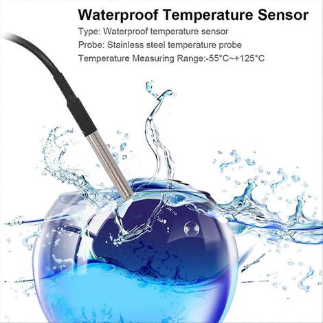 Intelligenter ZigBee-Schalter mit Temperatursensor, passivem potentialfreiem Kontakt, 1-Kanal-Relais, Tuya Smart Life App, 85–250 V Wechselstrom (1/5)