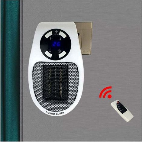 Radiateur soufflant Chauffage Electrique Mini Air Soufflant Ventilateur , XU,d'air Chauffe Puissant 500W Reglable Econome Destiné à Salle De Bain Salon Bureau - KZQ (1/4)