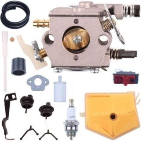 Carburateur - Pour Tronçonneuse Husqvarna 50 51 55 Rancher - Compatible WT-170 - Référence Remplacement 503281504 - Unité (1/4)