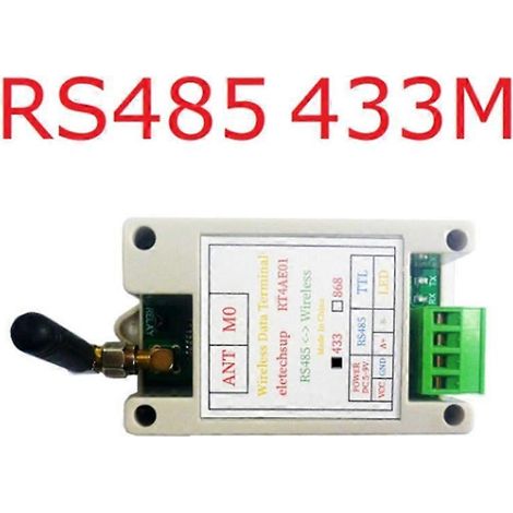 Émetteur-récepteur sans fil USB RS485/RS232 20 dBm 433 MHz, modem radio VHF/UHF (RS485) - FFY (1/4)