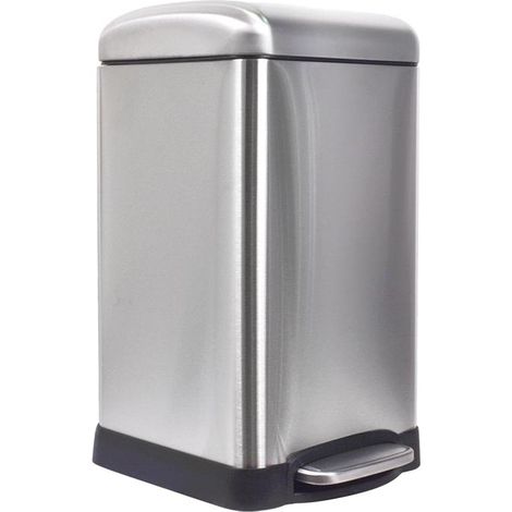 Velleman Cubo de Basura Urbano 20 Litros Gris Metal